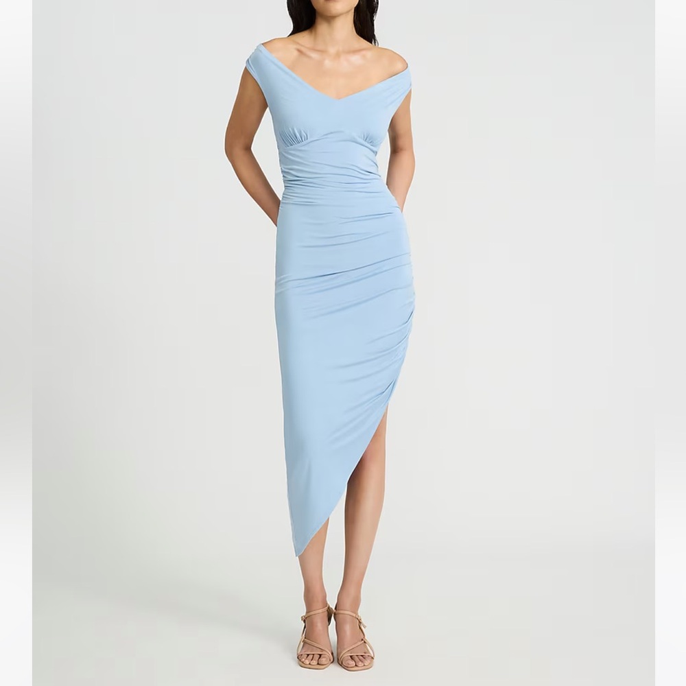 Elegant Blue Women's Dress
